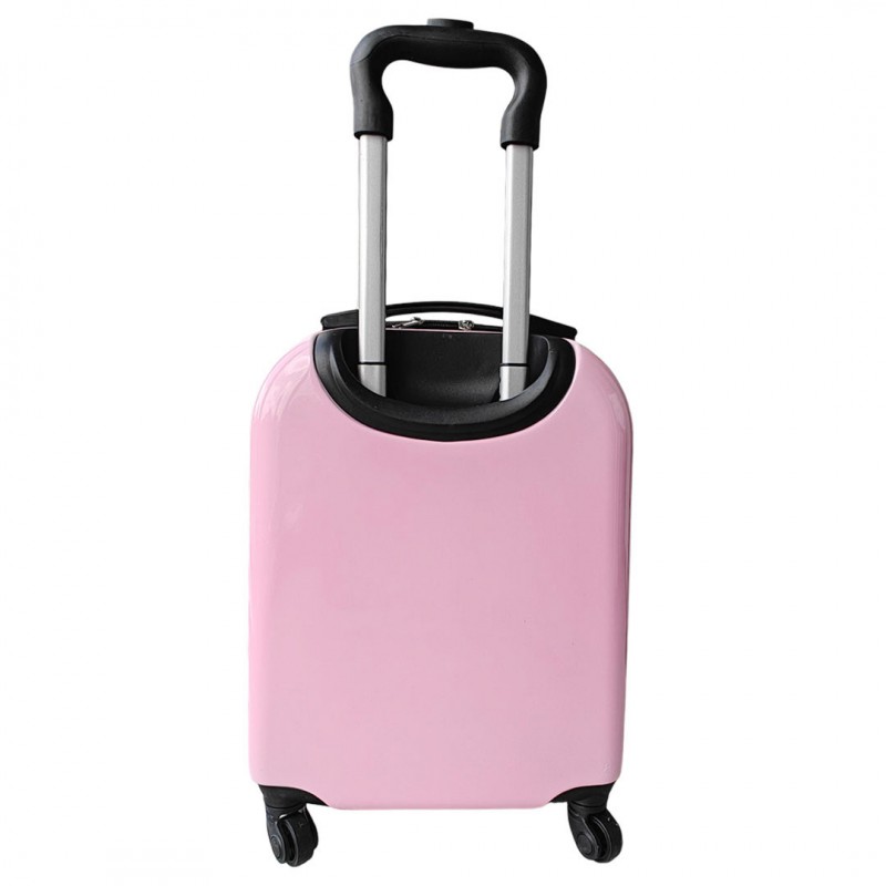 WALIZKA DZIECIĘCA KABINOWA BAGAŻ DZIECI miś róż WP05 - obrazek 4