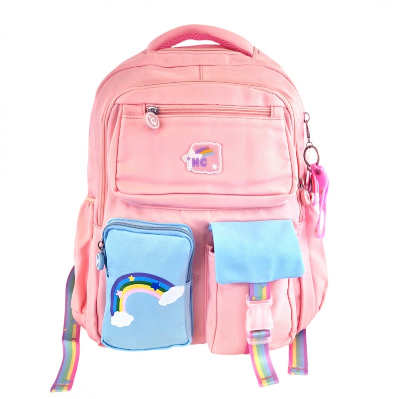 Plecak RAINBOW sweet szkolny uniwersalny kieszonki, odblaski PL160R - obrazek 4