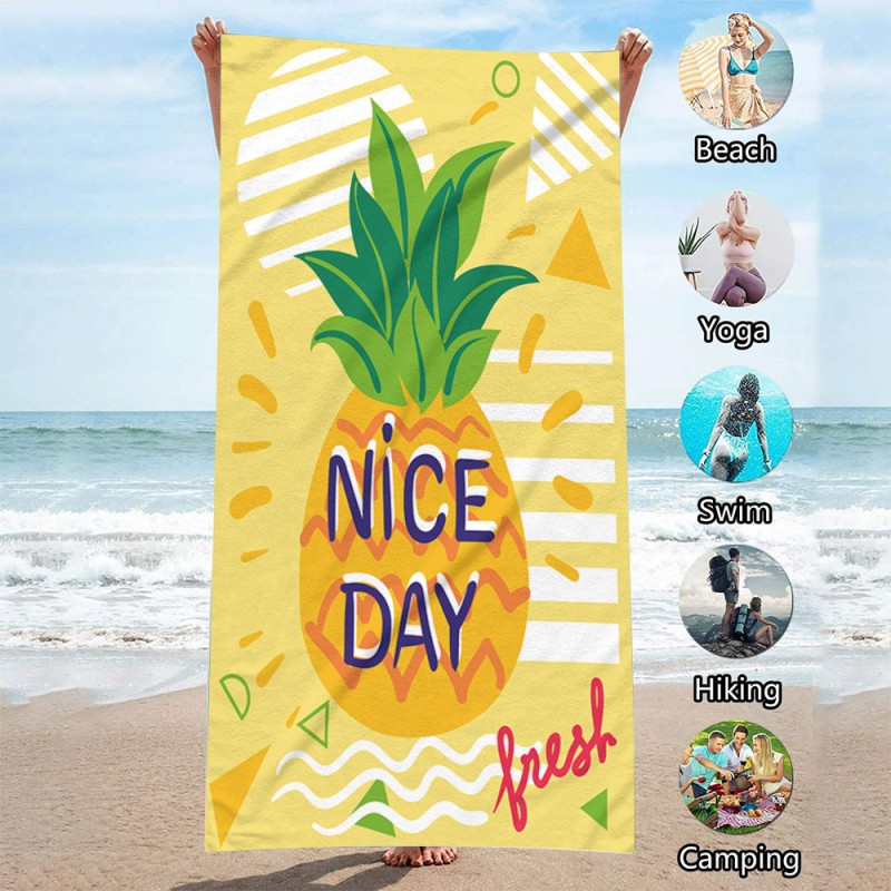 Ręcznik plażowy prostokątny NICE DAY 150x70 REC54WZ4 - obrazek 3