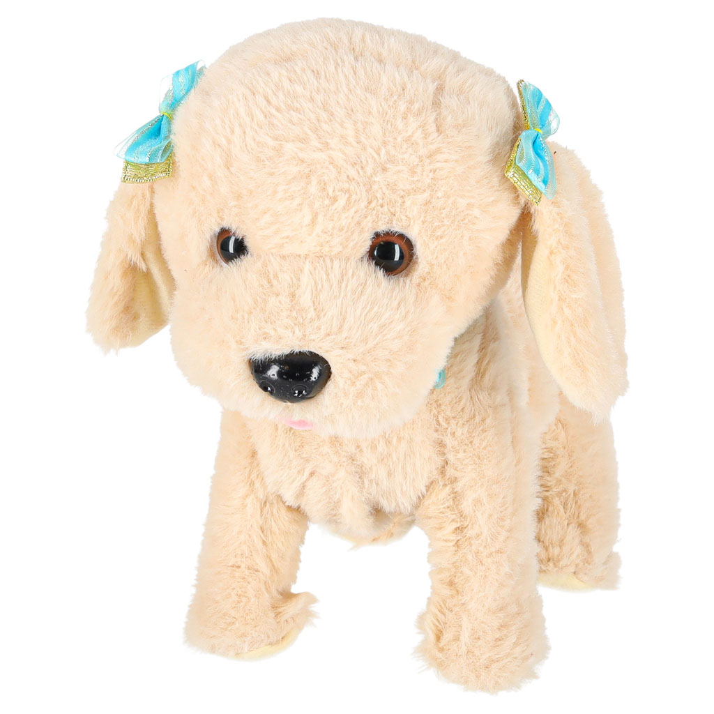 Piesek interaktywny na smyczy szczeka chodzi rusza ogonem Pudel - obrazek 5