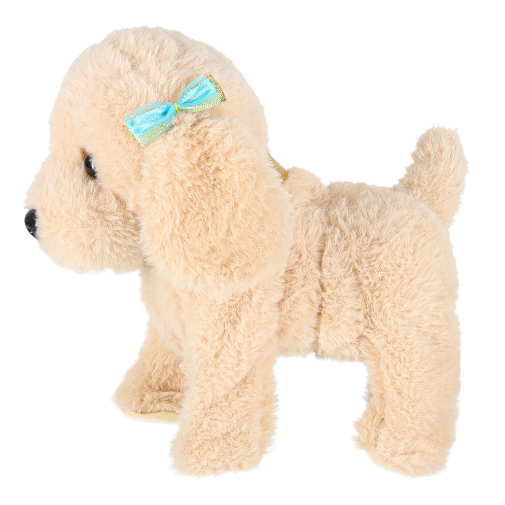 Piesek interaktywny na smyczy szczeka chodzi rusza ogonem Pudel - obrazek 6