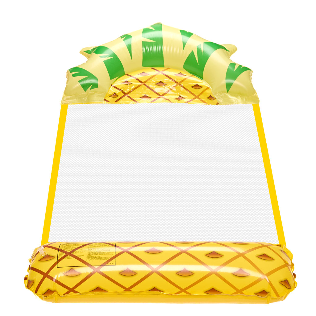 Materac dmuchany plażowy hamak wodny leżak fotel krzesło do pływania basenu ananas - obrazek 5