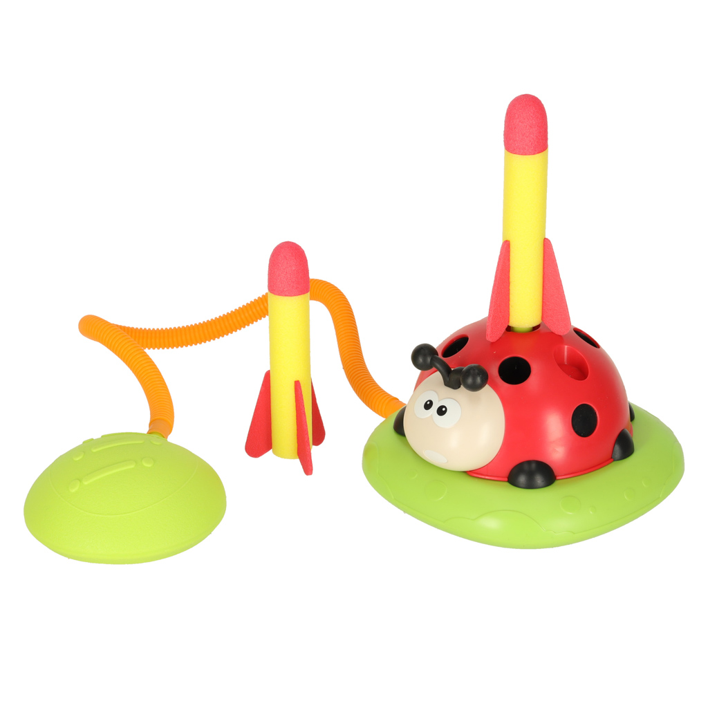 Gra zręcznościowa dla dzieci skakanka wyrzutnia rzut do celu biedronka 3w1 - obrazek 7