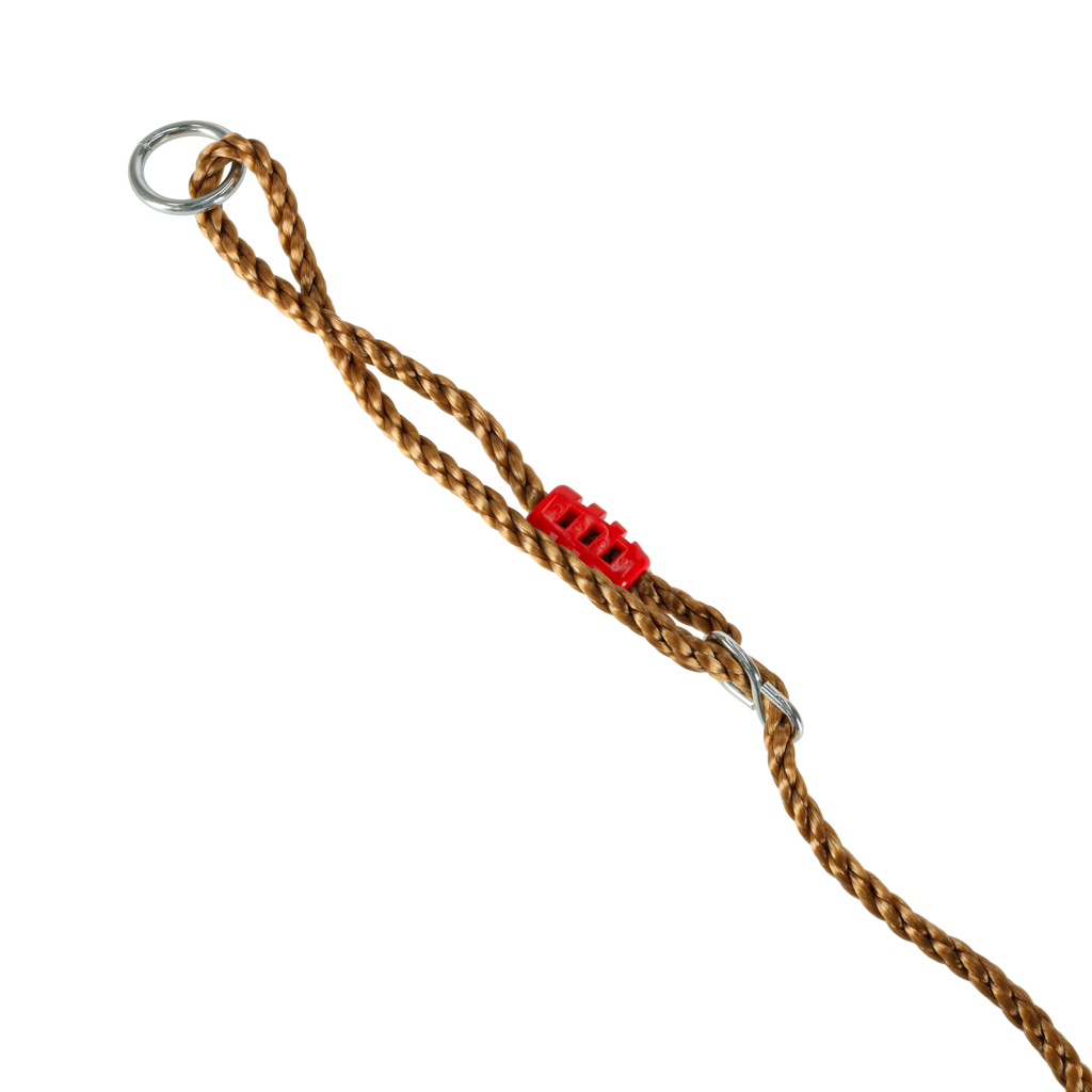 Huśtawka ogrodowa dla dzieci płaska wytrzymała czerwona - obrazek 7