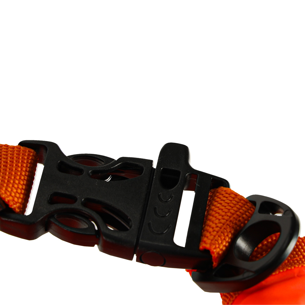 Bojka do pływania boja asekuracyjna ratunkowa pływacka sucha kieszeń gwizdek 28l - obrazek 8