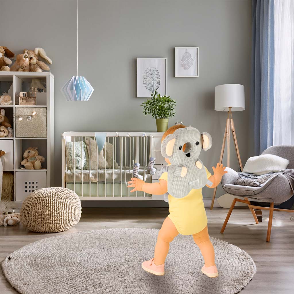 Ochrona głowy poduszka do nauki chodzenia plecak bezpieczeństwa przed upadkiem koala - obrazek 7