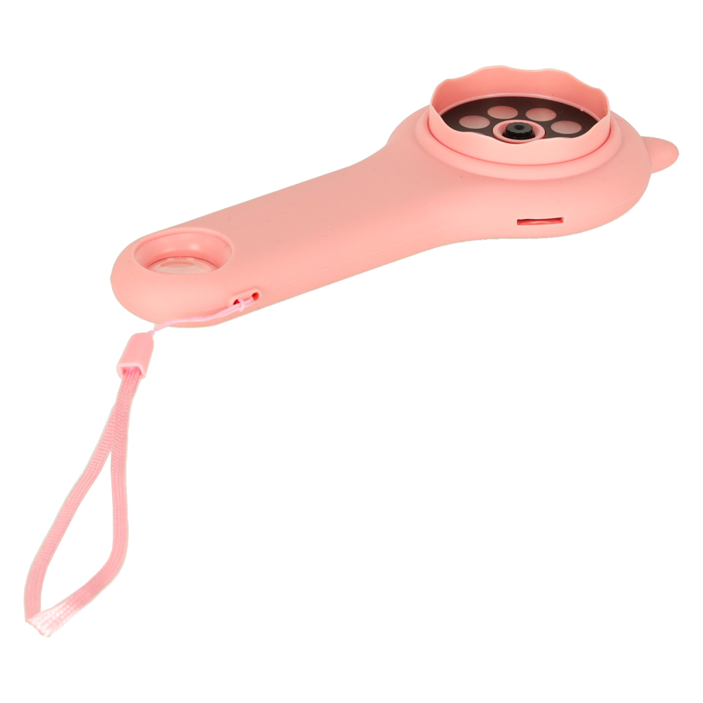 Mikroskop optyczny lupa cyfrowa 500x 2Mpx różowy - obrazek 4