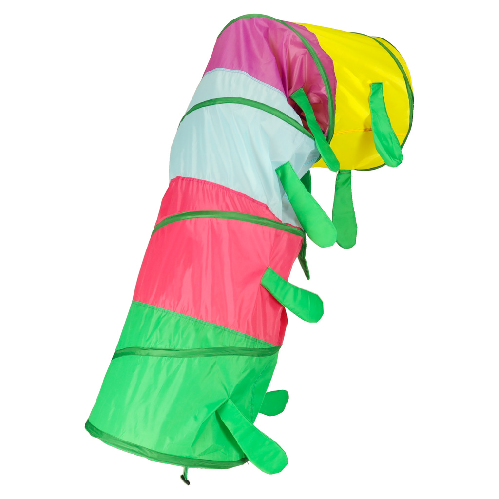 Namiot tunel dla dzieci ogrodowy tor samorozkładający do domu ogrodu duży składany gąsienica - obrazek 4