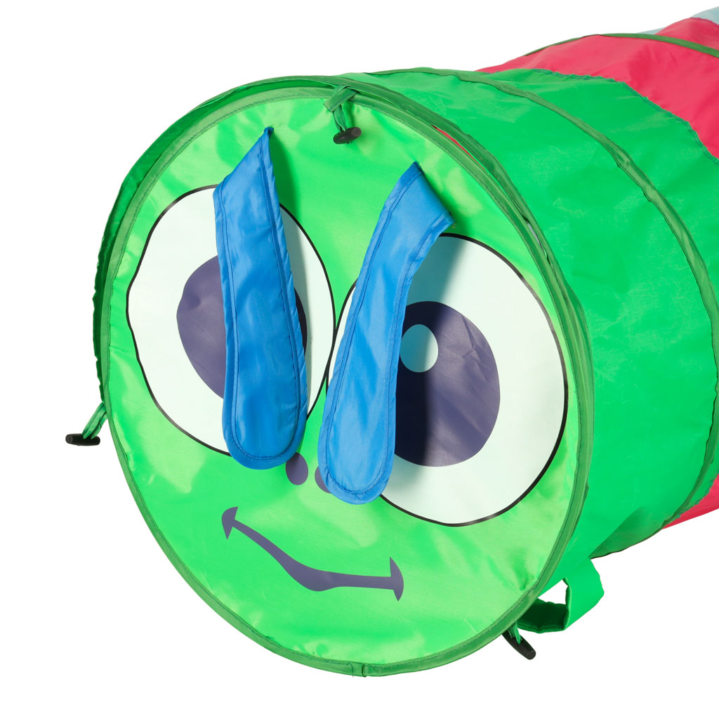 Namiot tunel dla dzieci ogrodowy tor samorozkładający do domu ogrodu duży składany gąsienica - obrazek 6