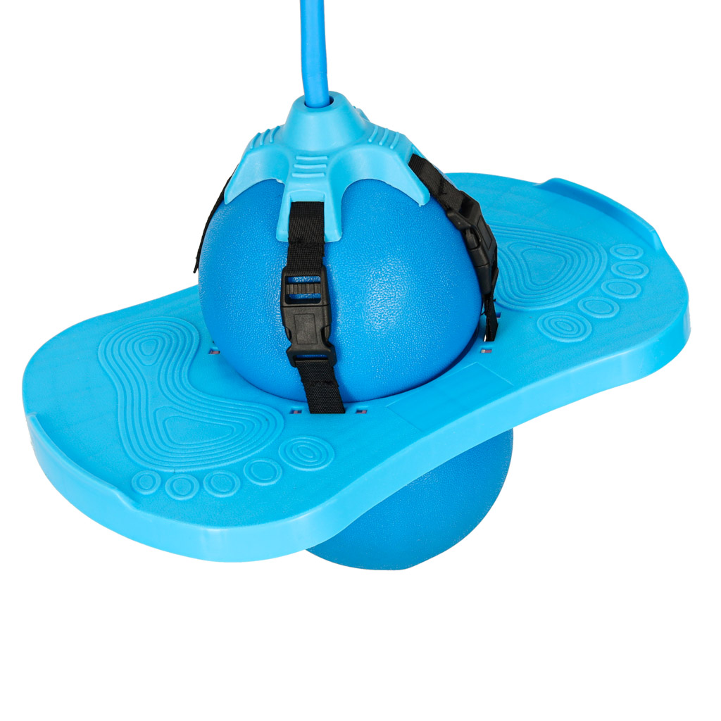 Skoczek dla dzieci pogo równowaga jumper niebieski - obrazek 6