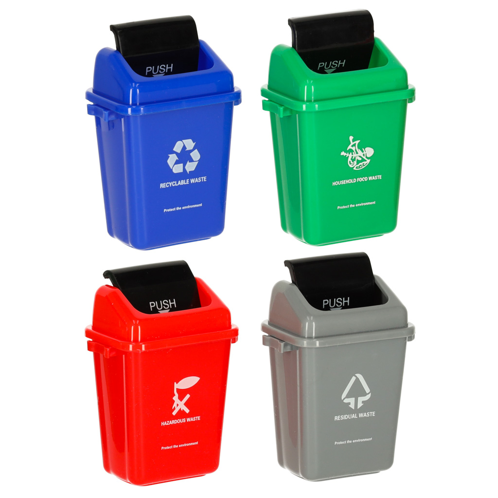 Gra edukacyjna zręcznościowa segregacja śmieci segregowanie odpadów nauka EKO + 108 kart - obrazek 3