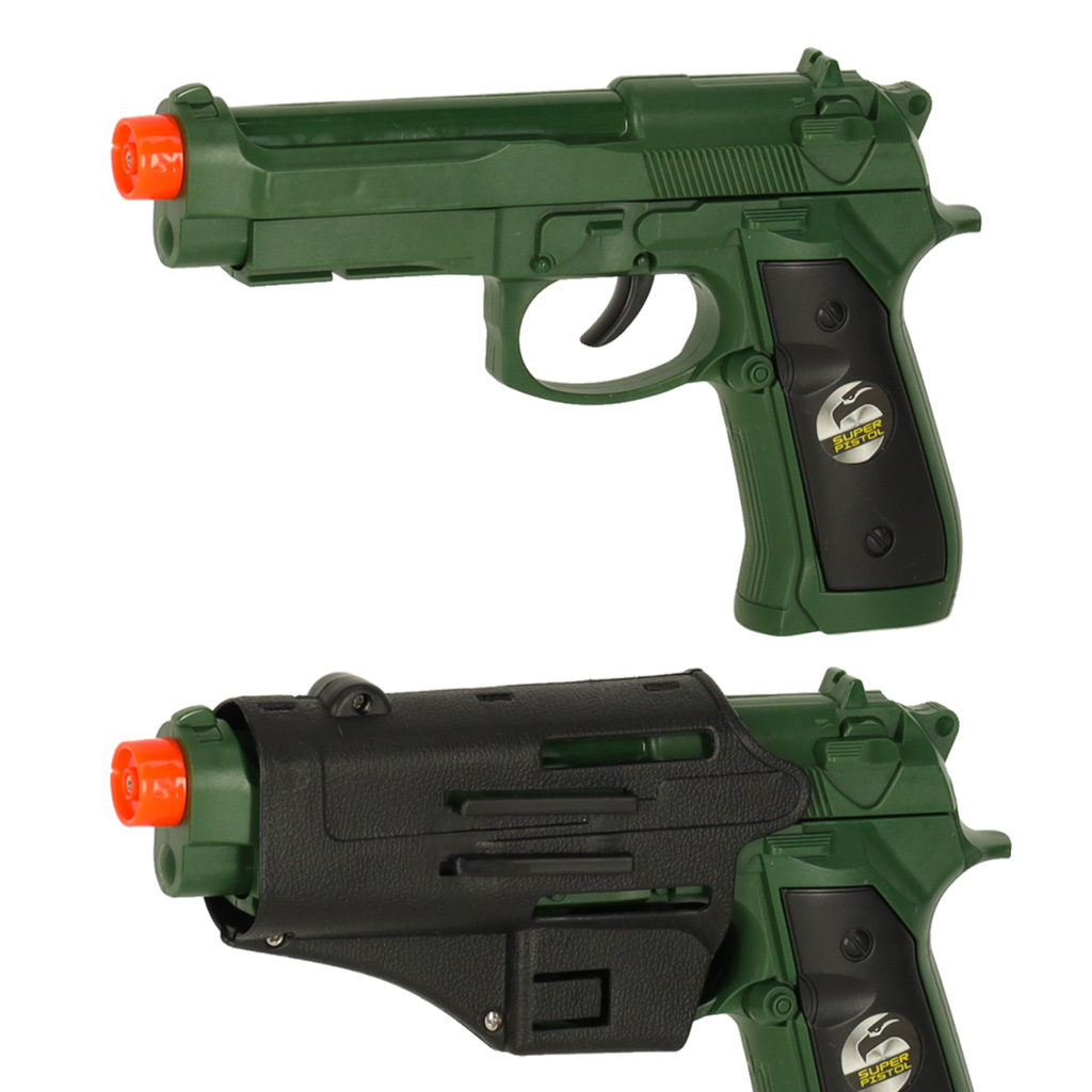 Zestaw wojskowy strój kamizelka karabin lornetka - obrazek 3