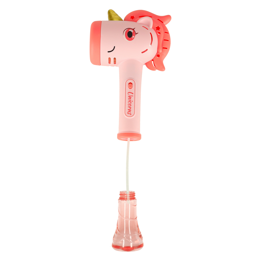 Pistolet na bańki mydlane maszyna do baniek jednorożec różdżka światło dźwięk - obrazek 6