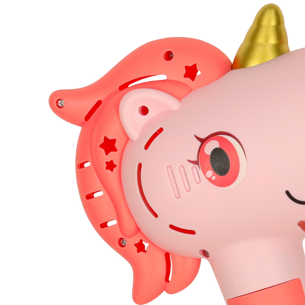 Pistolet na bańki mydlane maszyna do baniek jednorożec różdżka światło dźwięk - obrazek 8