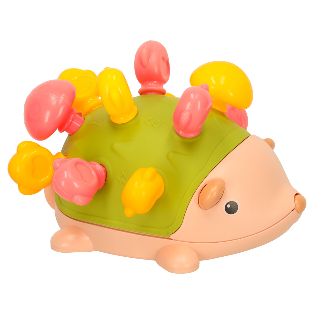 Jeżyk sensoryczny edukacyjny montessori wyjmowane kolce zielony - obrazek 3