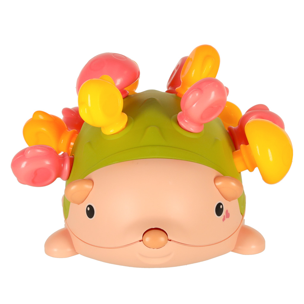 Jeżyk sensoryczny edukacyjny montessori wyjmowane kolce zielony - obrazek 8