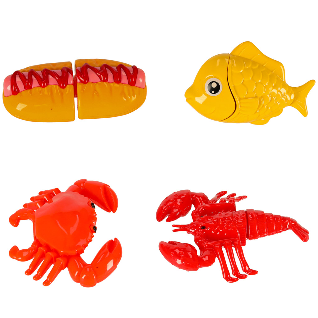 Warzywa owoce jedzenie do nauki krojenia pizza hamburger na rzep rzepy 36el. - obrazek 4