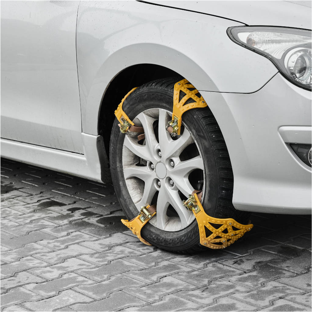 Łańcuchy śniegowe nakładki antypoślizgowe na koła opony na śnieg 8el. - obrazek 7