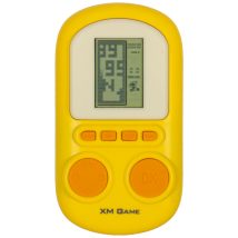 Gra elektroniczna zręcznościowa mini konsola przenośna kieszonkowa tetris żółty
