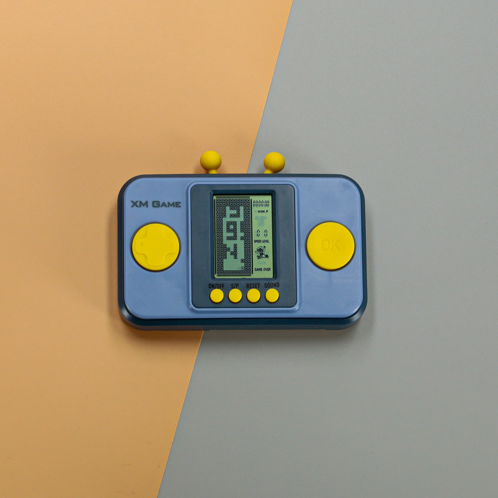 Gra elektroniczna zręcznościowa konsola przenośna szara - obrazek 6