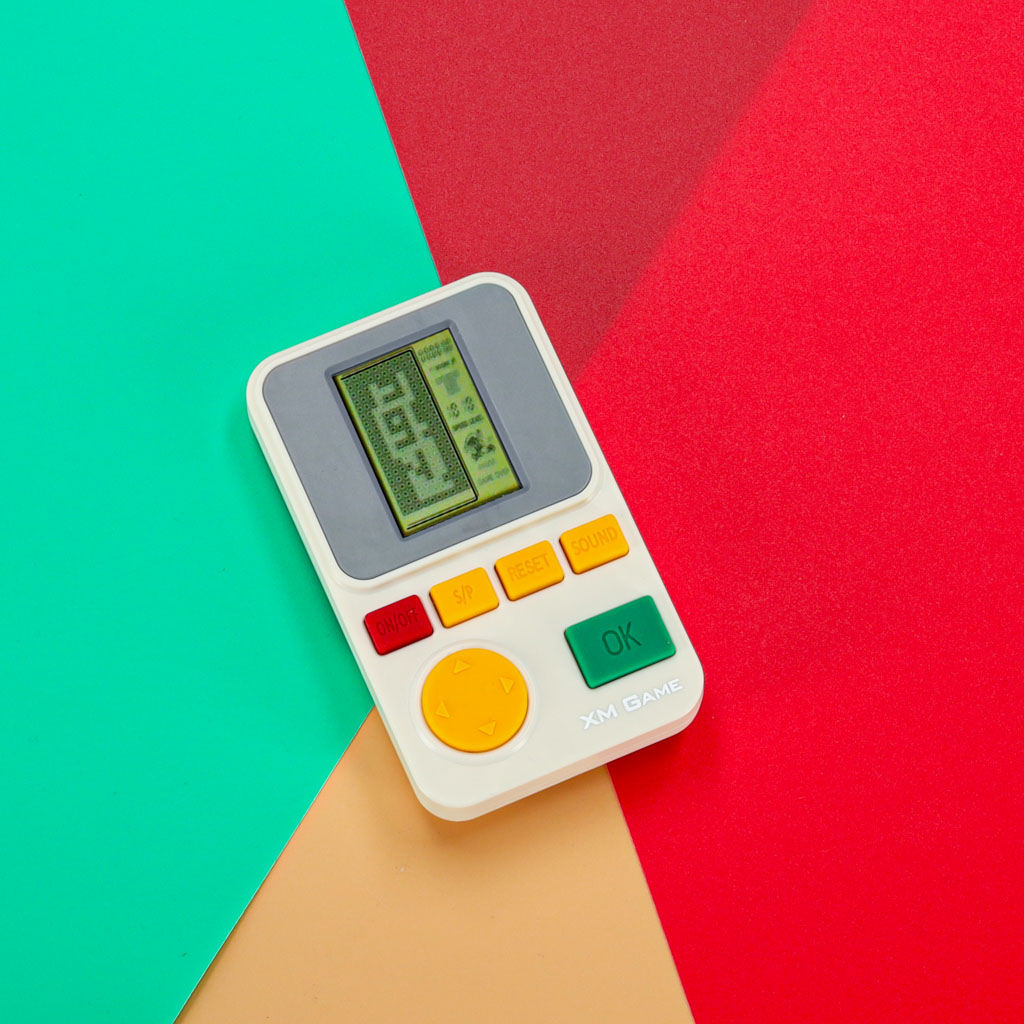 Gra elektroniczna zręcznościowa konsola przenośna biała - obrazek 5