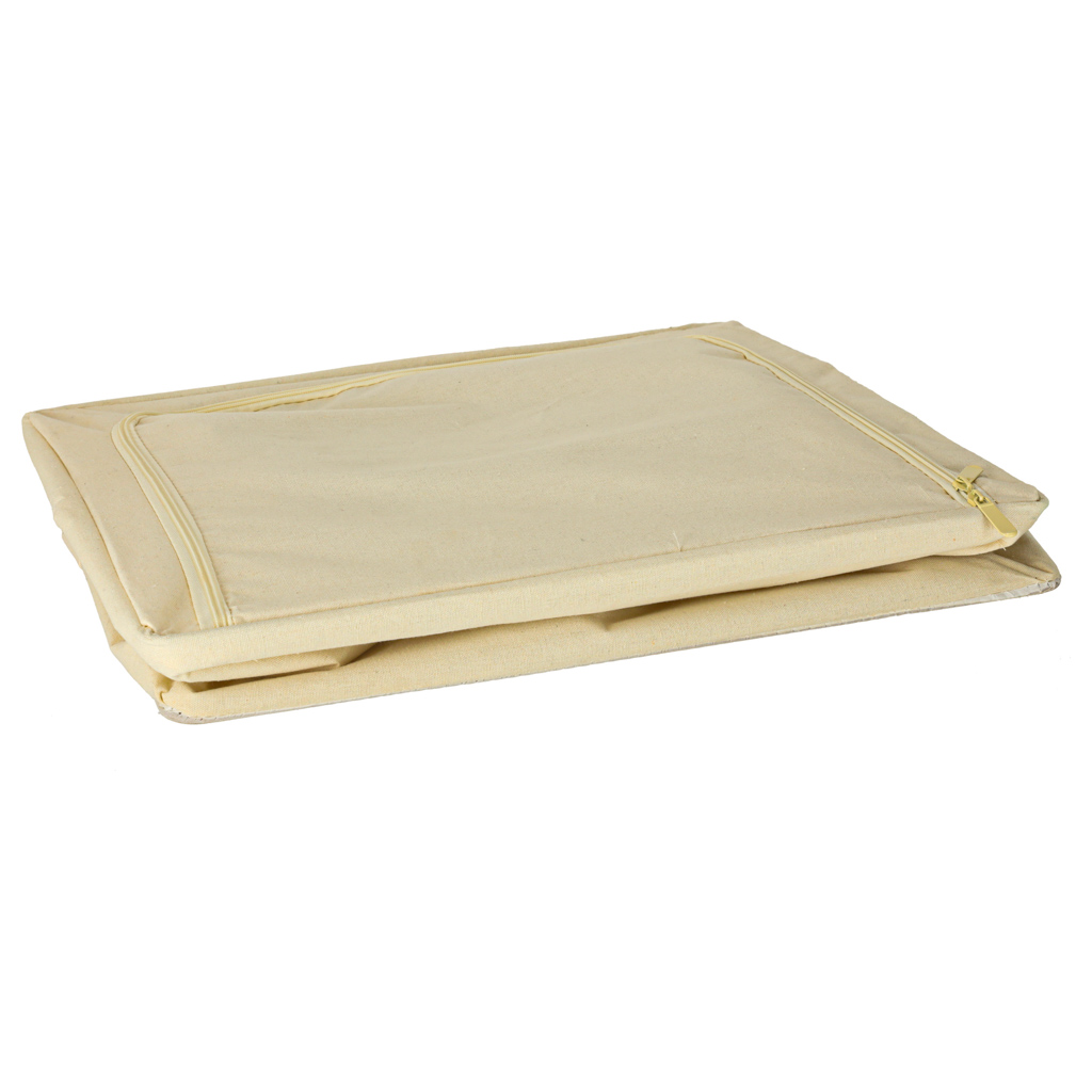 Organizer na pościel do szafy torba ze stelażem do przechowywania na ubrania zabawki 66L - obrazek 8