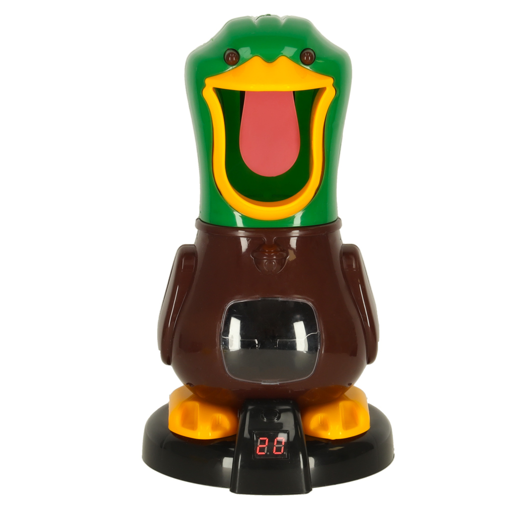 Głodna kaczka XL strzelanie do celu gra zręcznościowa zestaw 2 pistolety kulki LED - obrazek 3