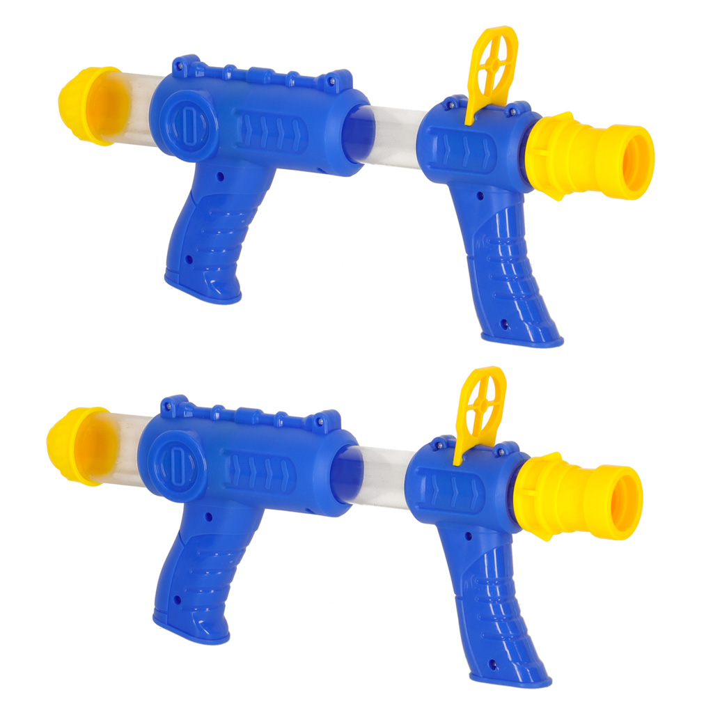 Głodna kaczka XL strzelanie do celu gra zręcznościowa zestaw 2 pistolety kulki LED - obrazek 4