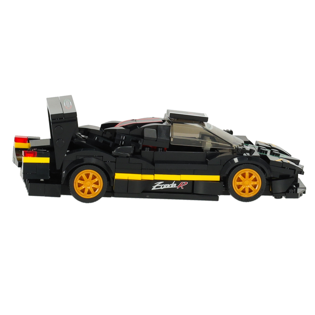 Samochód Rastar 93900-B Pagani Zonda R 1:28 klocki 387el. - obrazek 3
