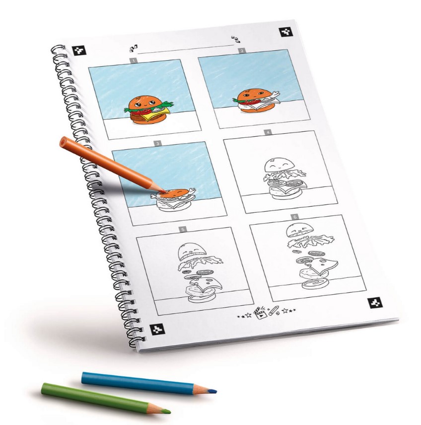 Zestaw kreatywny plastyczny do tworzenia animacji rysowania klatek filmów Animaker Flash Pop Maped - obrazek 3