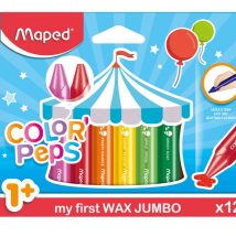 Kredki świecowe dla małych dzieci 1+ Maped 12 kolorów