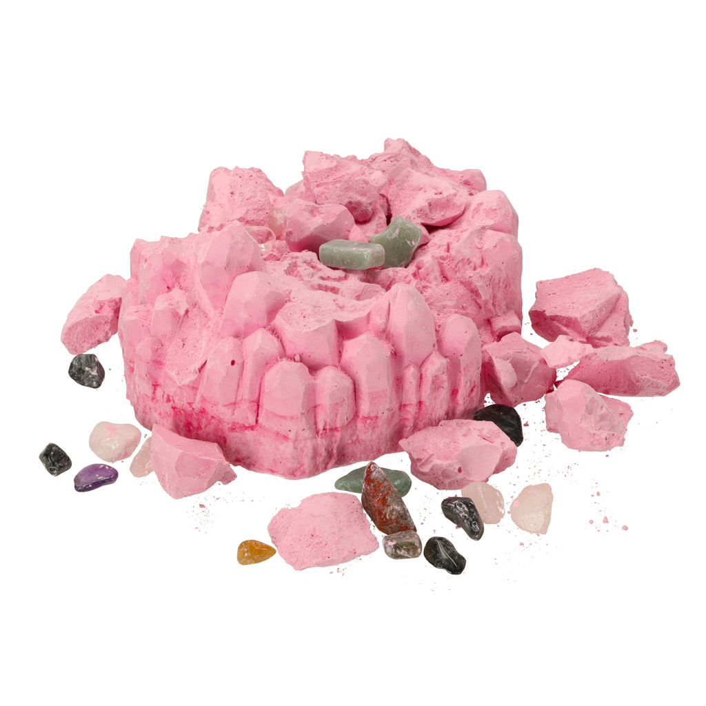 Mały archeolog zestaw naukowy kopalnia kryształów brylantów wykopaliska kryształy 9el. - obrazek 3