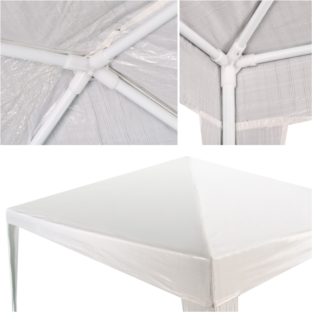 Pawilon ogrodowy namiot imprezowy handlowy altana biała 3 x 3m