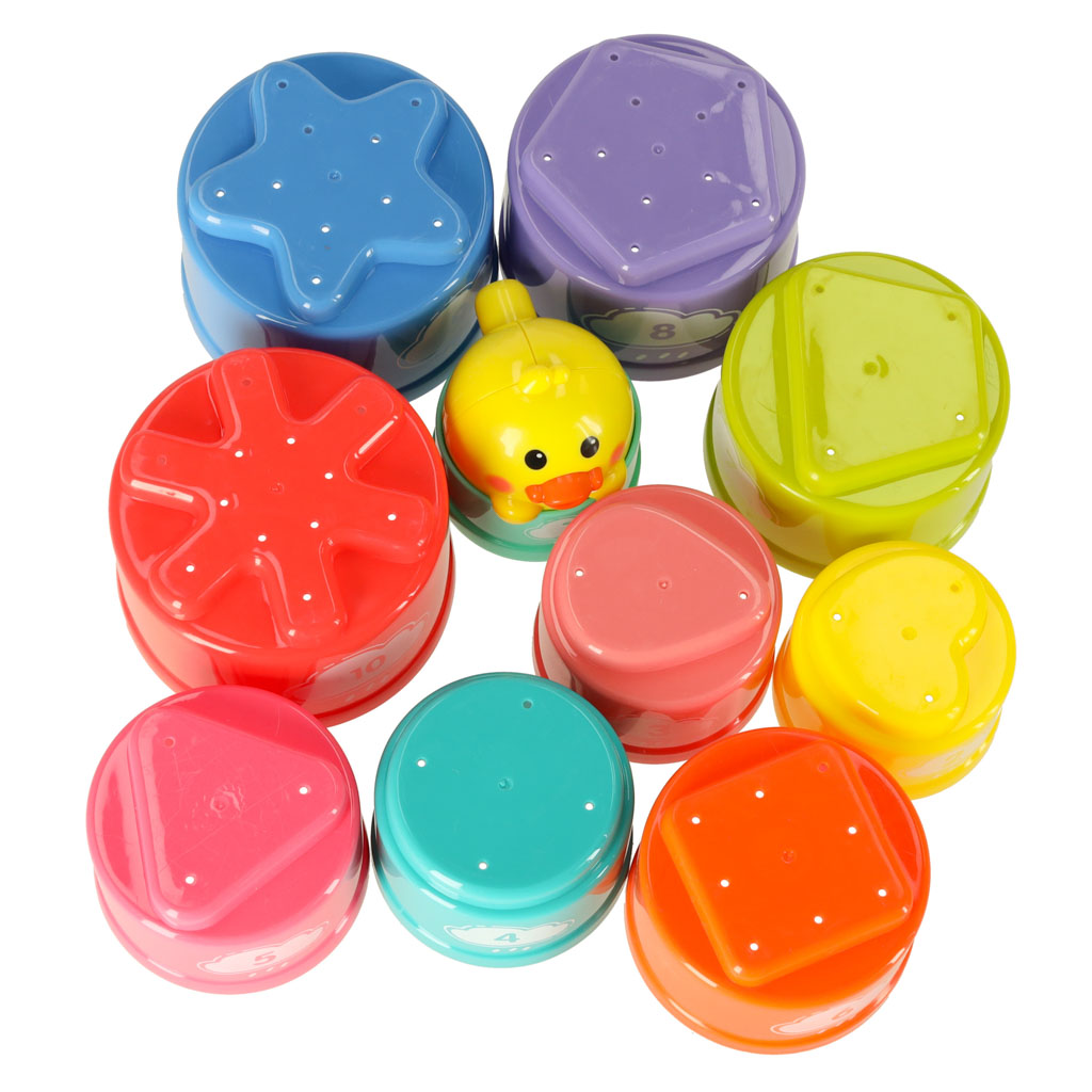 Wieża edukacyjna kubeczki zabawka do kąpieli Bibi-inn - obrazek 6