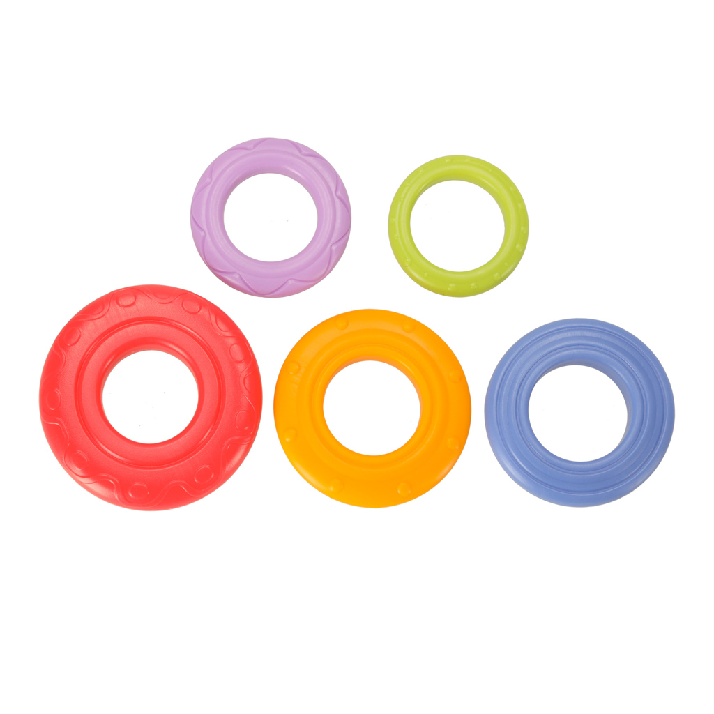 Wańka wstańka zabawka sensoryczna Bibi-inn różowa - obrazek 4