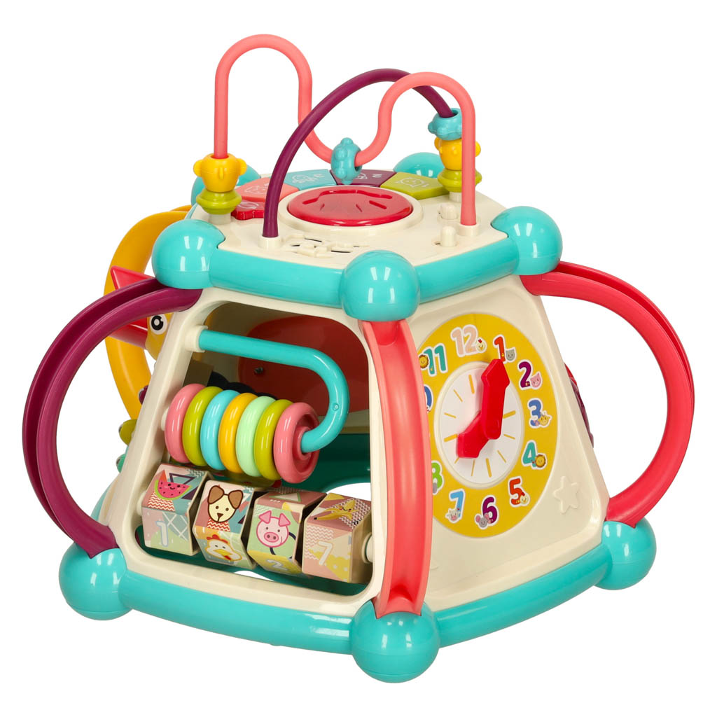 Kostka edukacyjna interaktywna nakarm ptaszka 7w1 Bibi-inn - obrazek 3