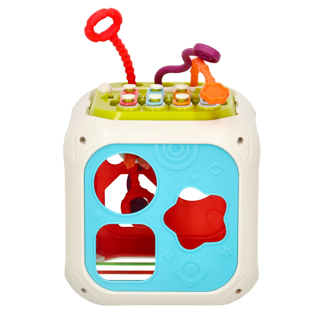 Kostka edukacyjna sorter cymbałki 7w1 Bibi-inn - obrazek 3