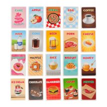 Gra rodzinna towarzyska dla dzieci Zgadnij kim jestem? Jedzenie