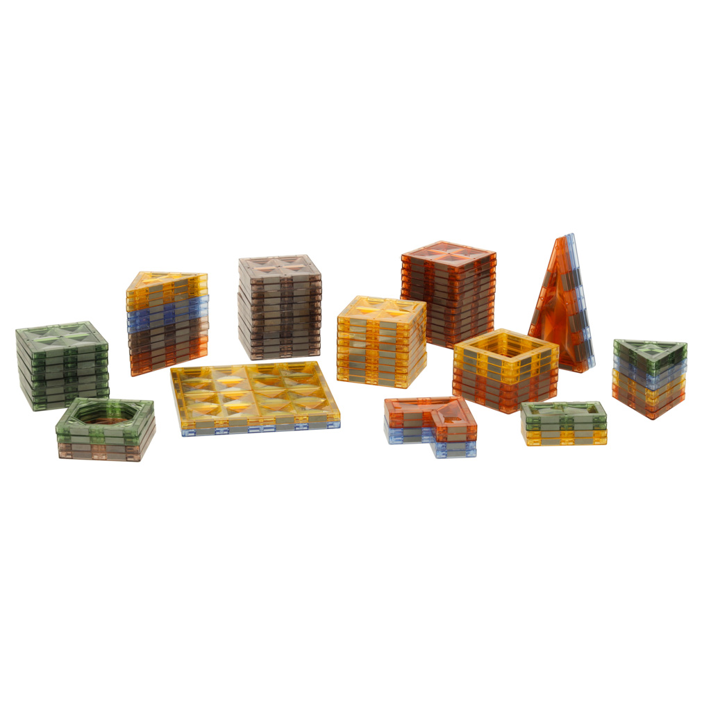 Klocki magnetyczne świecące 124 el. - obrazek 7