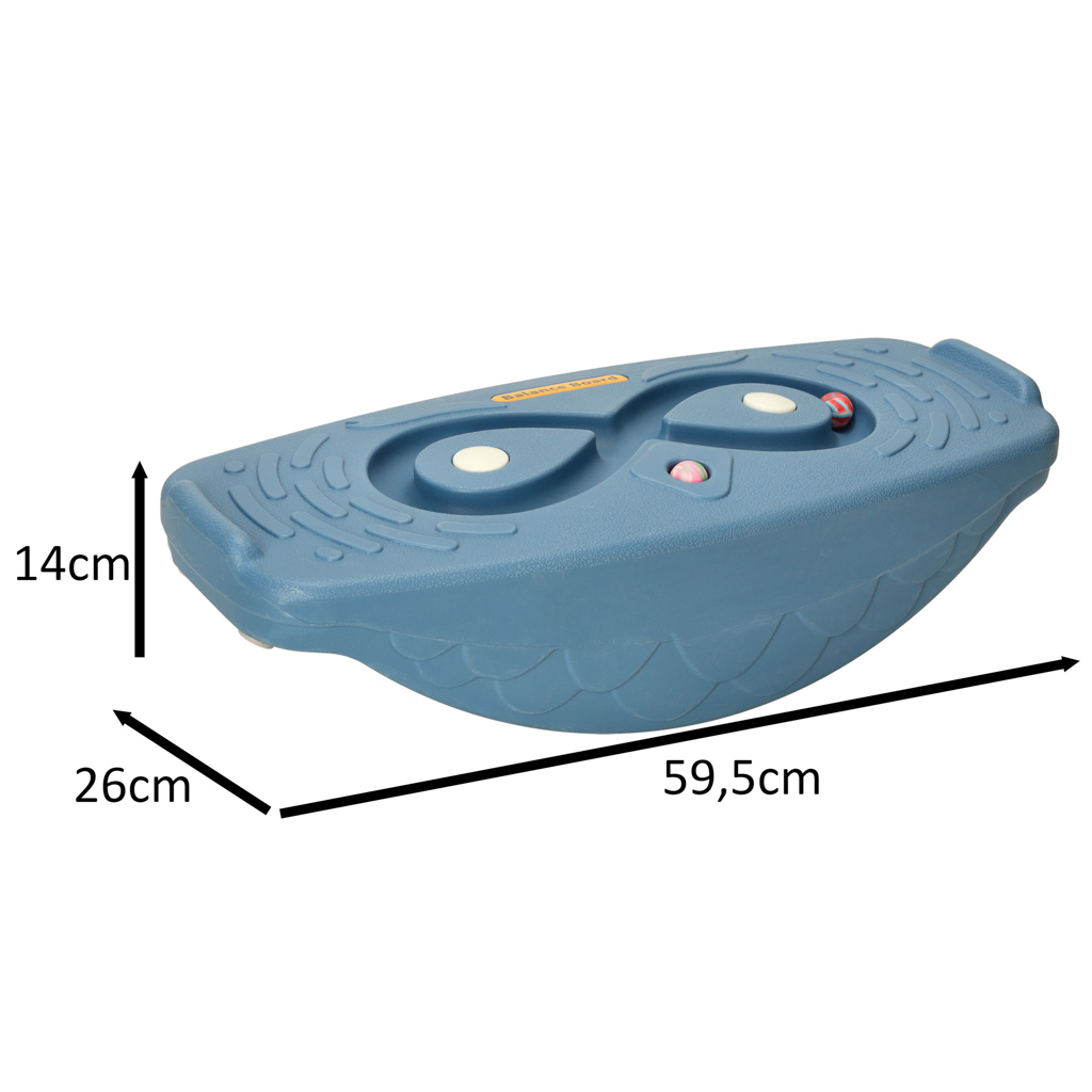 Deska do balansowania bujania równoważnia z labiryntem bujak balansowy dla dzieci granatowa - obrazek 6