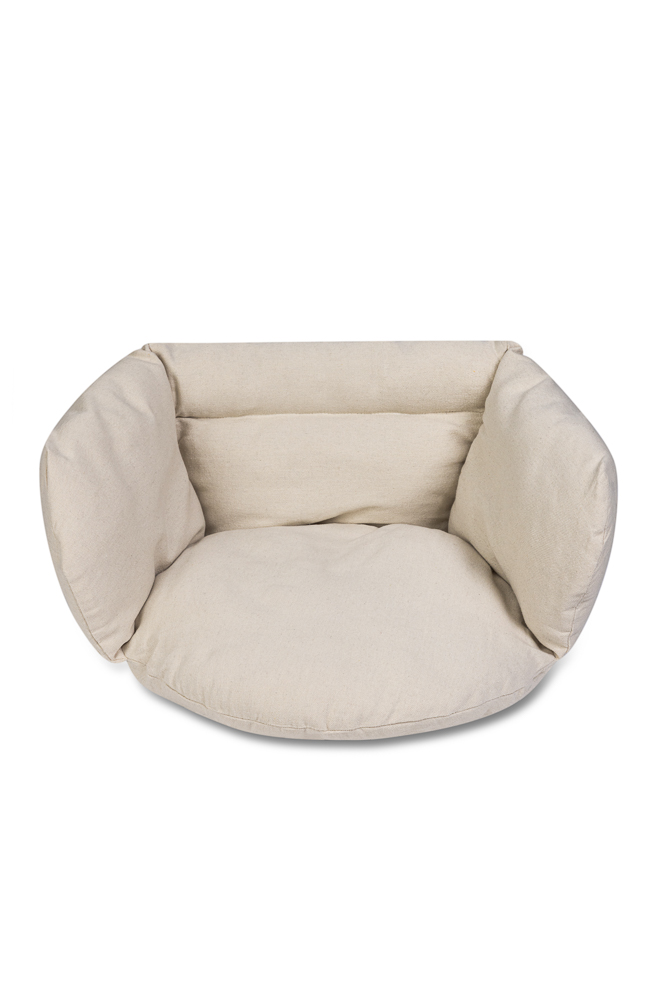 Poduszka LULILO na huśtawkę wiszącą bocianie gniazdo miękka ecru