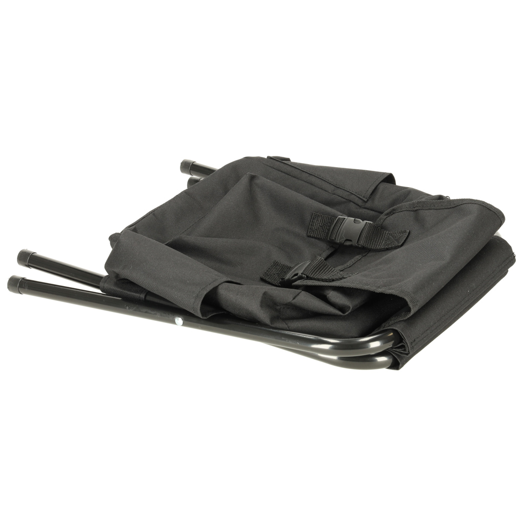 Krzesło wędkarskie turystyczne składane plecak czarne 10l - obrazek 7