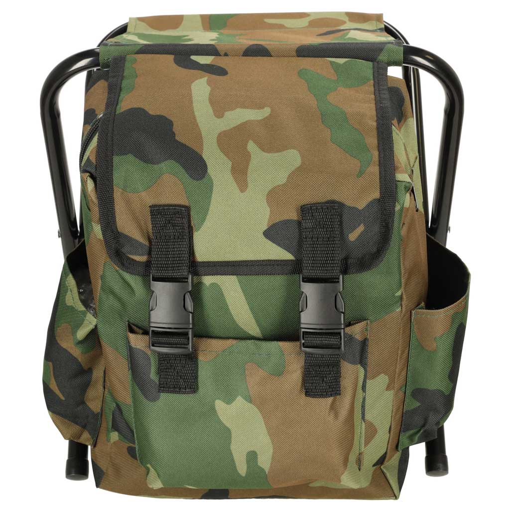 Krzesło wędkarskie turystyczne składane plecak moro 10l - obrazek 3