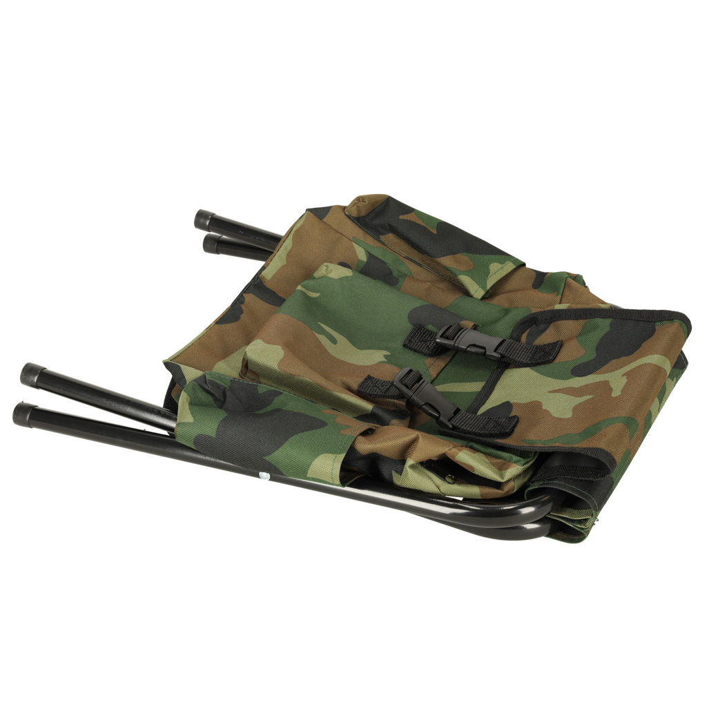 Krzesło wędkarskie turystyczne składane plecak moro 10l - obrazek 7