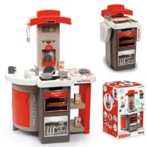 Kuchnia dla dzieci kran palniki elektryczne dźwięki składana walizka na kółkach
