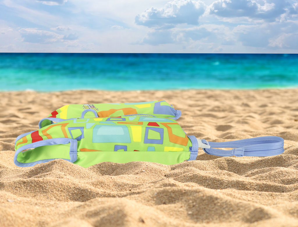 Kamizelka piankowa do pływania kapok dla dzieci BESTWAY 32176 11-19 kg zielona - obrazek 8