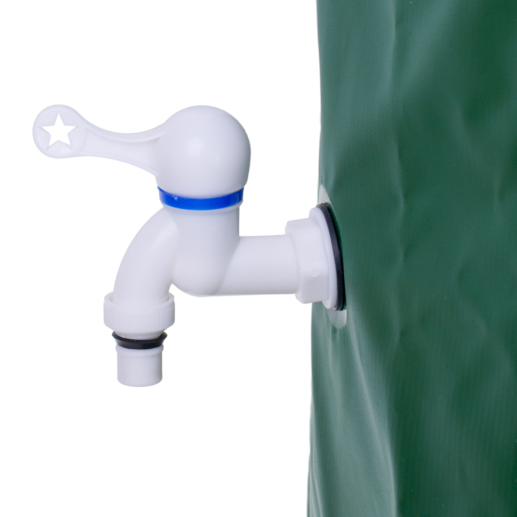 Pojemnik zbiornik na deszczówkę z kranem beczka na wodę deszczową składana 500 litrów - obrazek 3