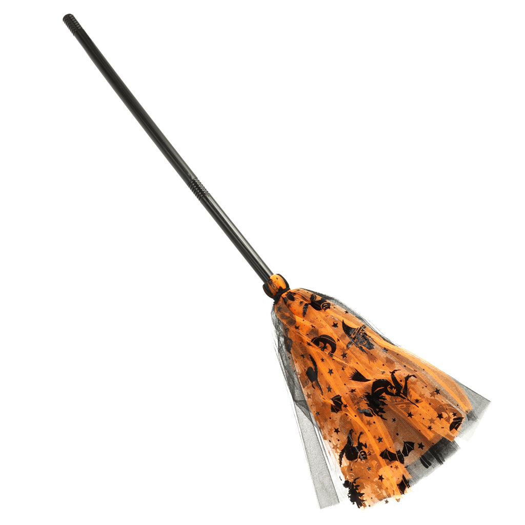 Kostium strój karnawałowy przebranie czarownica wiedźma 3 elementy pomarańczowy - obrazek 5