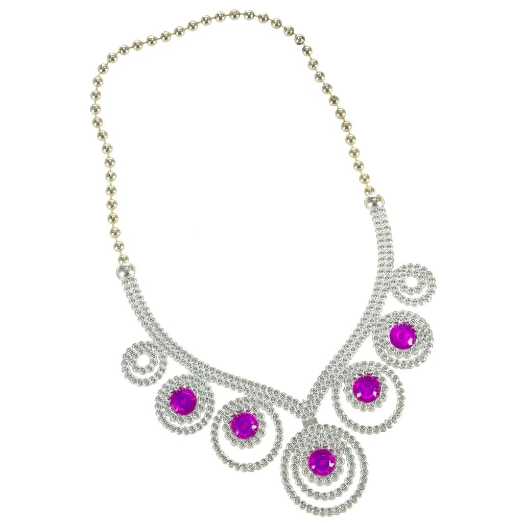 Kostium strój karnawałowy przebranie królowa księżniczka korona torebka 9 elementów - obrazek 4