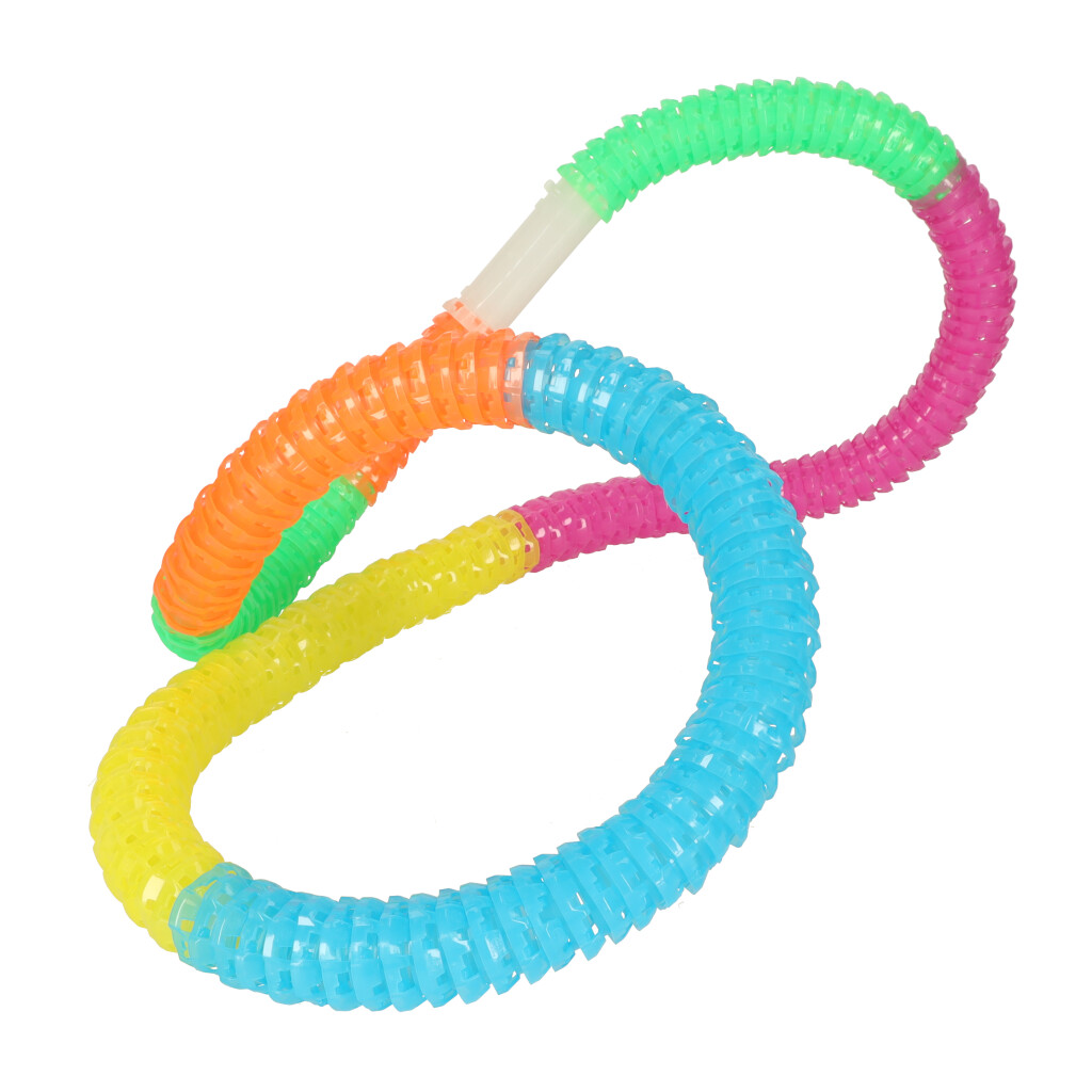 Tor wyścigowy samochodowy elastyczny rurkowy USB LED 210 elementów - obrazek 6